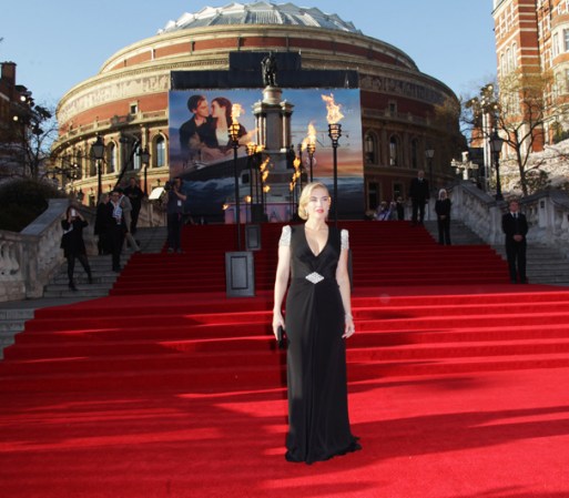 A pesar de la larga lista de figuras en la presentación de Titanic 3D, no cabe duda que la reina del evento fue Kate Winslet, quien ahora está consagrada como una de las mejores actrices de su generación.