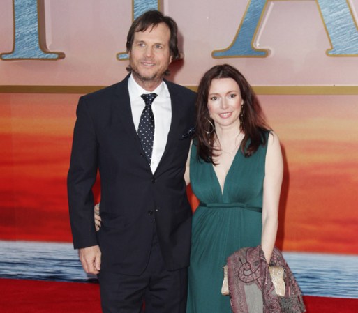 Otro actor de Titanic es Billy Paxton, aquí con su esposa Louise Newbury.