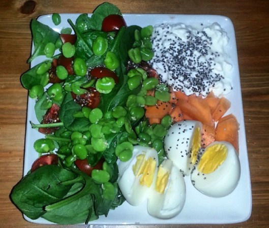 ¿Qué tal está deliciosa y nutritiva cena?