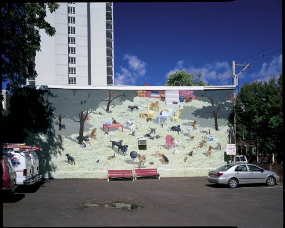 “Mural Mile 5: Gimme Shelter”, de David Guinn (1236 Lombard Street)