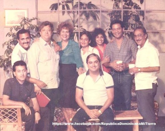 Los integrantes del cuadro de comedias del inolvidable Show del Mediodía.