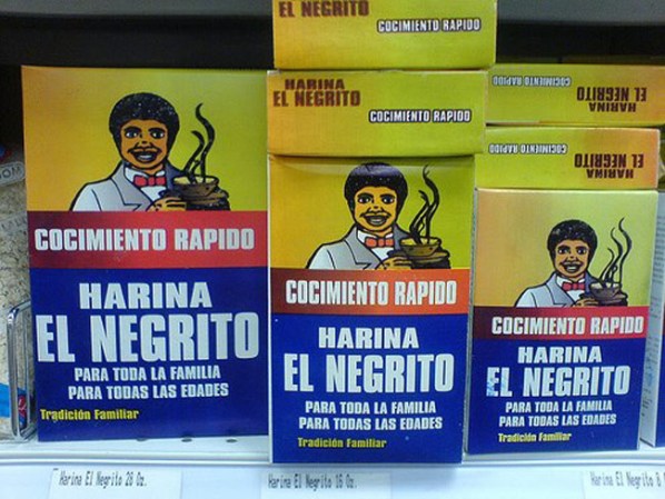 Harina El Negrito, una marca de farina, popular para el desayuno de los niños y que todavía muchos recuerdan.