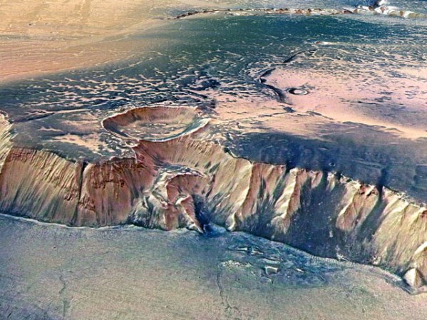 Fueron tomadas con una cámara estereoscópica de alta resolución a borde de la sonda espacial europea Mars Express.