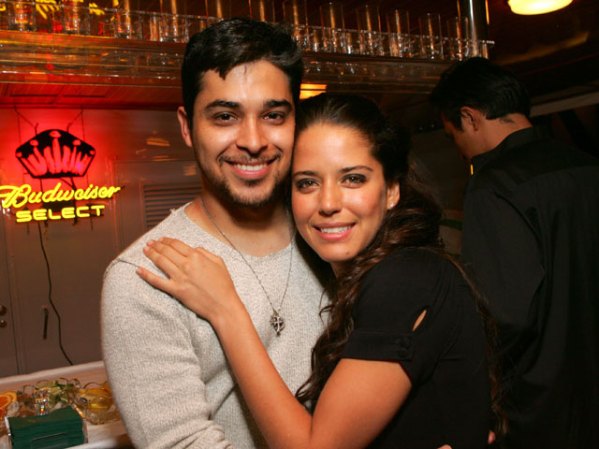 Aquí con Wilmer Valderrama, compañero de elenco de la película Fast Food Nation, en el mismo festival.