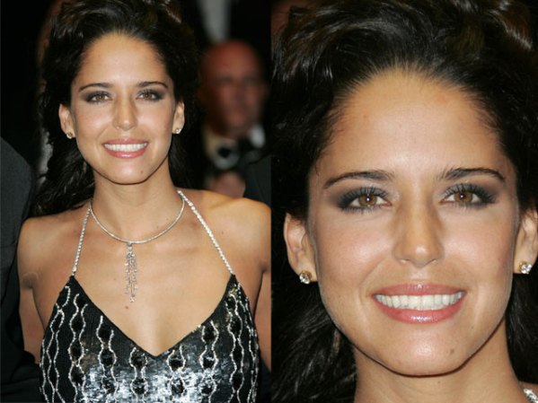 En esta imagen la actriz hace gala de su belleza y encanto, durante el estreno de "Fast Food Nation", en Cannes 2006.