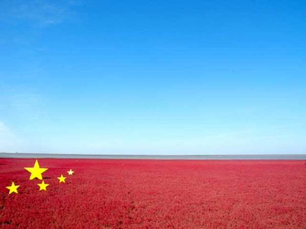 La bandera china.