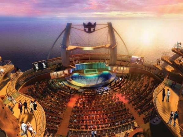 Boardwalk: Espectáculo de agua y luces en el AquaTheater.