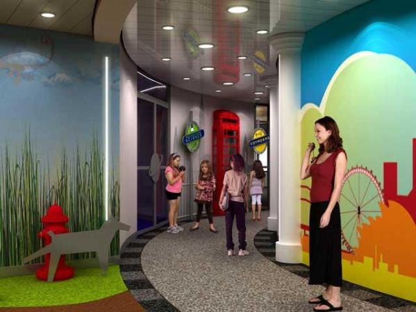 Zona infantil: Kids Avenue.