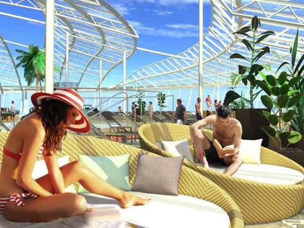 Solarium para adultos.