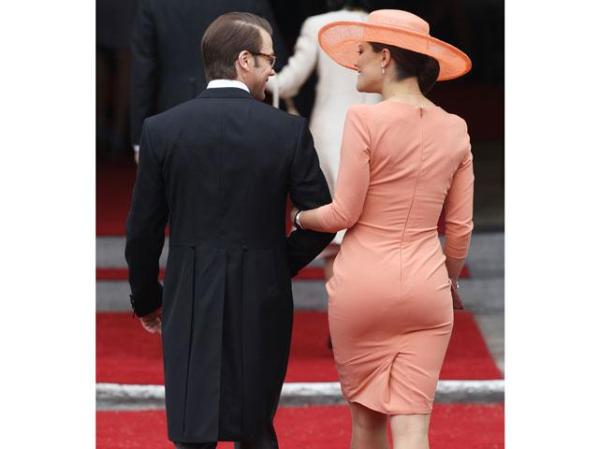La princesa Victoria de Suecia y el príncipe Daniel de Suecia.