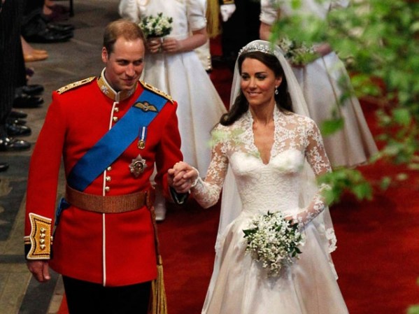 El Príncipe Guillermo y Kate, ya era la duquesa de Cambridge.