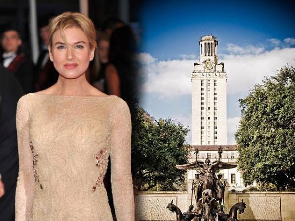 Renée Zellweger estudió Inglés en la Universidad de Texas.