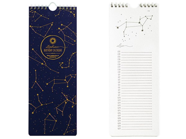 Calendario del zodiaco. Adquiérelo en greerchicago.com. $30.