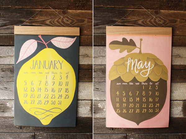 Calendario de pared 1CANO2, adquiérelo en 1-canoe-2.myshopify.com. $69.