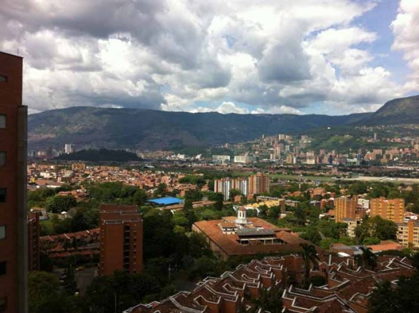 Vista de Medellín.