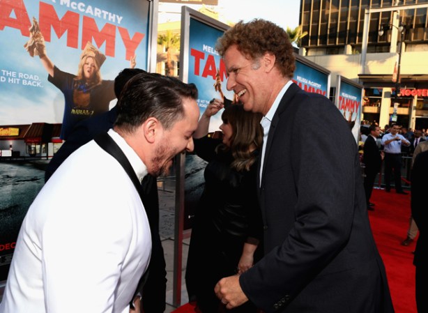 Cineasta Ben Falcone y productor Will Ferrell atienden al estreno de la película “Tammy”.