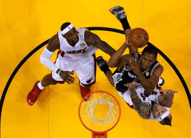 LeBron James #6 del Miami Heat.