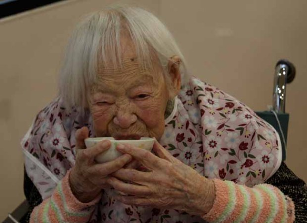 Misao Okawa, la mujer más vieja del mundo cumple 116 años.