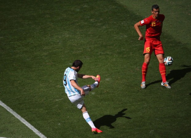 El gol de Gonzalo Higuain que clasificó a Argentina a semifinales de la Copa Mundial por primera vez tras casi un cuarto siglo.