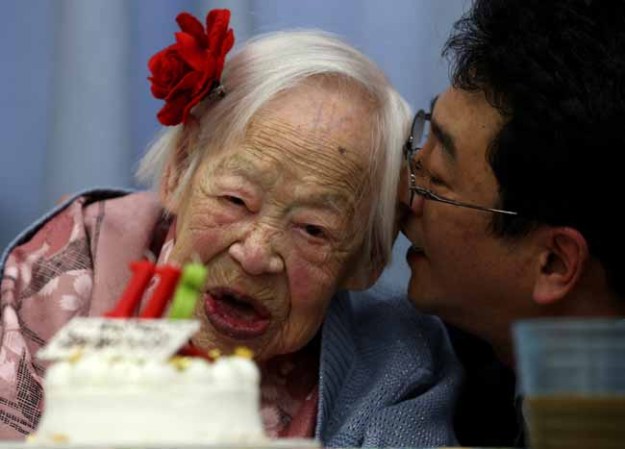 Misao Okawa, la mujer más vieja del mundo cumple 116 años.