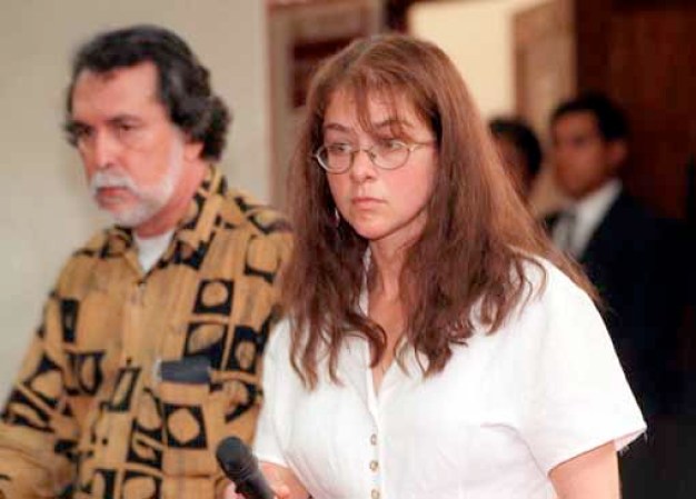 Fotos tomadas durante el juicio de Lori Berenson.
