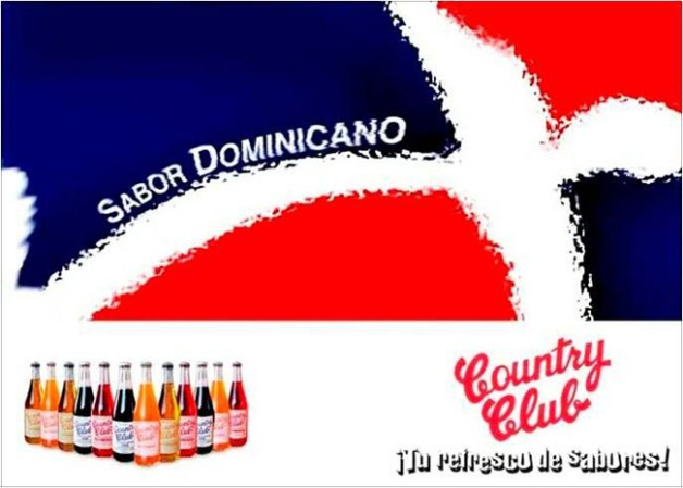 Refrescos Country Club, auténticamente dominicano.