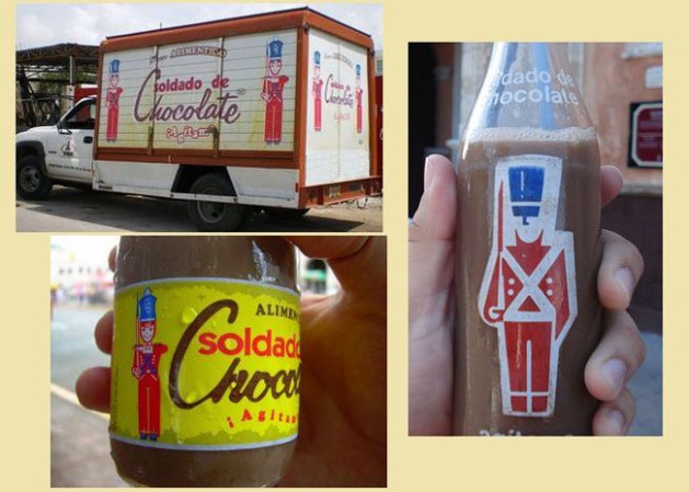 Bebida Soldado de Chocolate, que a muchos les trae recuerdos de antaño.