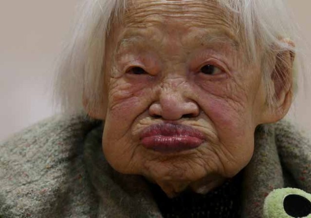 Okawa es sin duda una tierna ancianita que se ha ganado el cariño de todos.
