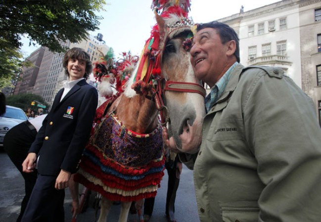 Imágenes del desfile de “Columbus Day” en la ciudad de Nueva York.