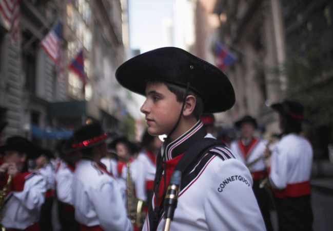 Imágenes del desfile de “Columbus Day” en la ciudad de Nueva York.