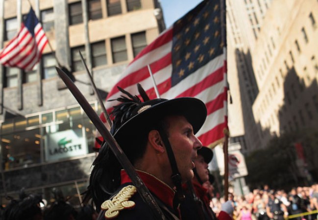 Imágenes del desfile de “Columbus Day” en la ciudad de Nueva York.
