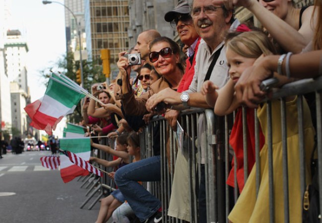Imágenes del desfile de “Columbus Day” en la ciudad de Nueva York.
