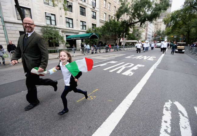 Imágenes del desfile de “Columbus Day” en la ciudad de Nueva York.
