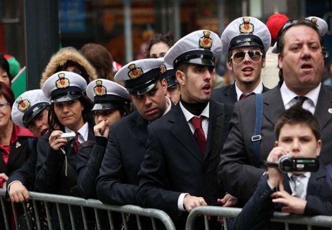 Imágenes del desfile de “Columbus Day” en la ciudad de Nueva York.