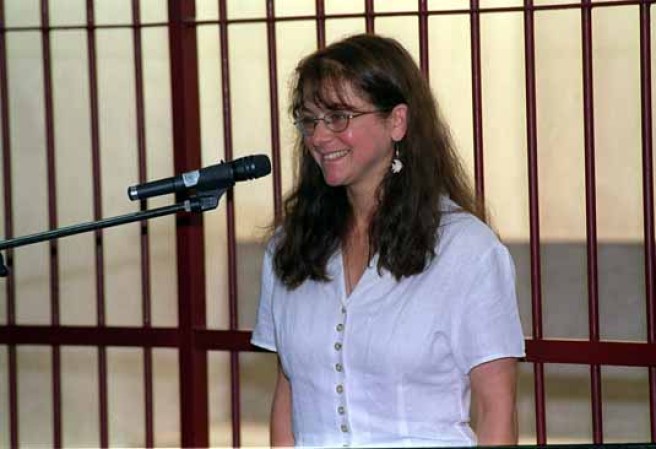 Fotos tomadas durante el juicio de Lori Berenson.