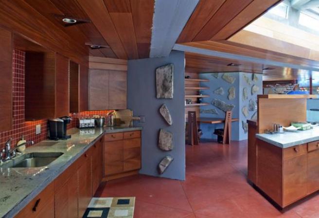 La mansión fue construida por el arquitecto Frank Lloyd Wright en 1950.