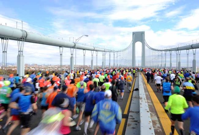 La maratón de NY más blindada en imágenes.