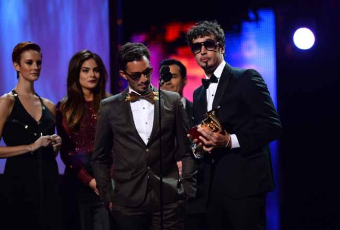 Grandes artistas nominados a los Grammy 2014: Emmanuel Horvilleur and Dante Spinetta of Illya Kuryaki and the Valderramas.