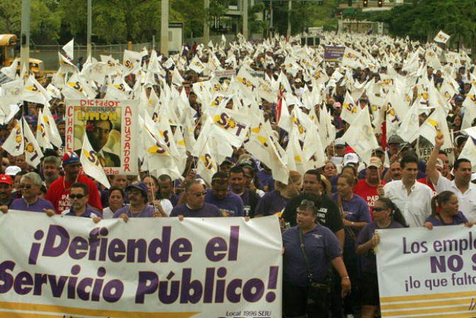 Los paros nacionales en contra de las medidas del gobierno