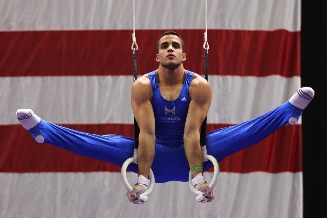 Leyva es parte del equipo olímpico de gimnasia de Estados Unidos.