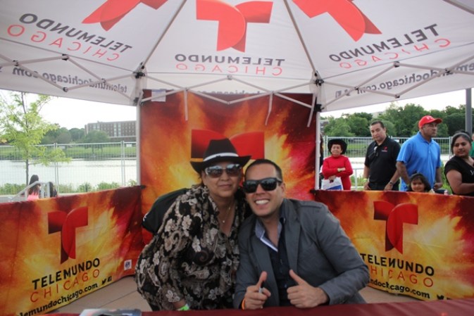 Telemundo Chicago presente en el "Festival del Sagrado Corazón" en "Aurorita la Bella".