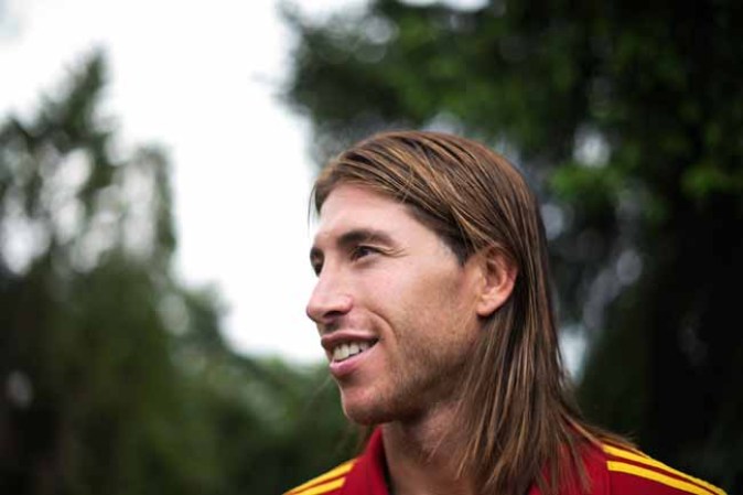 Sergio Ramos hace subir la temperatura del campo.