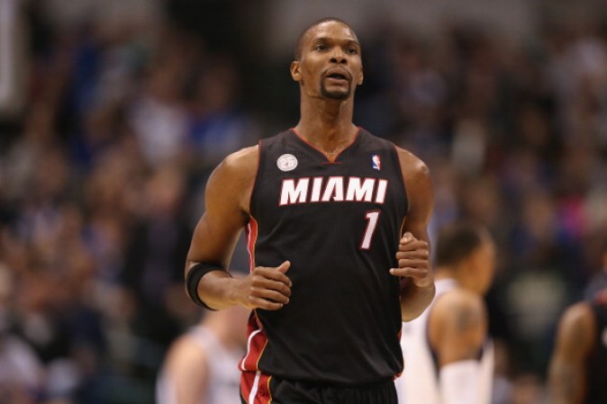 Chris Bosh #1 convertido en un gran reboteador.