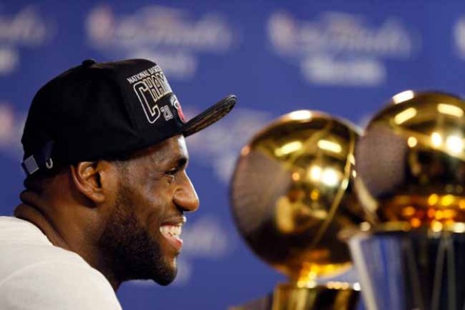 LeBron James #6 del Miami Heat.