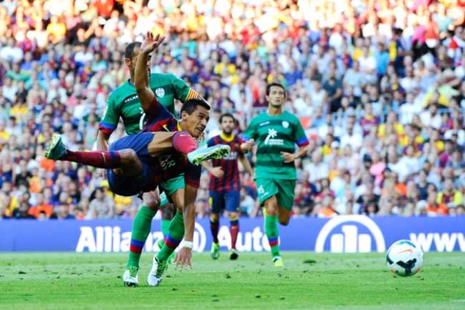 El Barcelona se estrena en la Liga con paliza al Levante. 7 a 0.