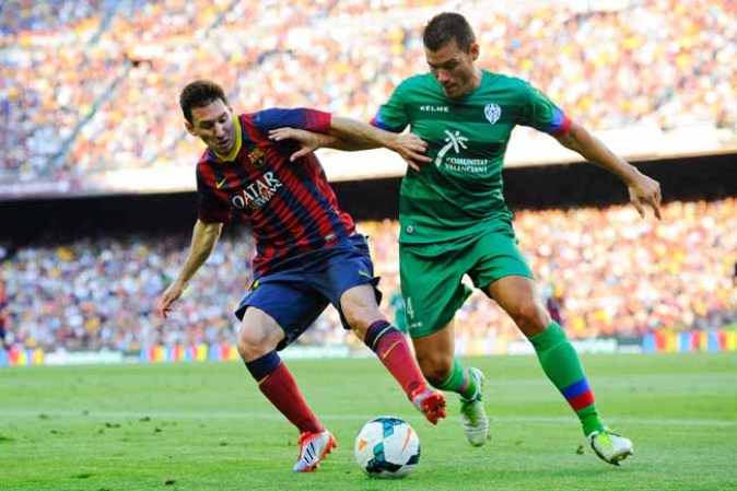 El Barcelona se estrena en la Liga con paliza al Levante. 7 a 0.