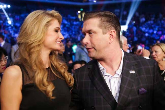 Stephen Baldwin fue otro de los invitados de lujo que no se quiso perder la pelea.