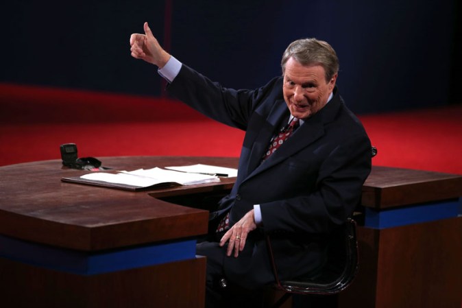 Jim Lehrer fue el moderador.