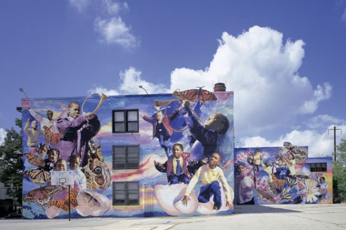 “Striving Higher and Higher Aspirations”, de César Viveros (Gideon Elementary School)