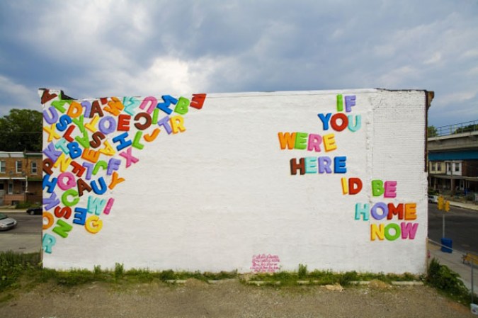 “Love Letter 4”, de Steve Powers (Market Street, al oeste de Filadelfia)